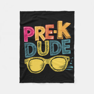 Pre-k Kerel terug naar school shirts eerste dag va Fleece Deken