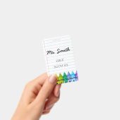 Pre-K kinderopvang leraar badge met primaire kleur (Handheld)