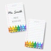 Pre-K kinderopvang leraar badge met primaire kleur (Voor- en achterkant)