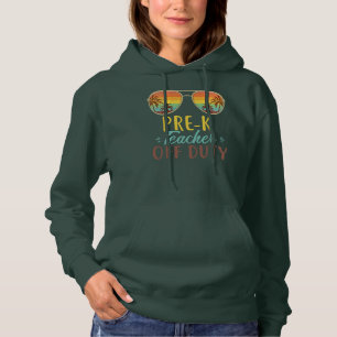 Pre-K kleuterjuf buiten dienst zonnebril strand zo Hoodie