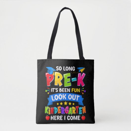 Pre-k kleuterschool afstuderen tote bag (Voorkant)