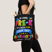 Pre-k kleuterschool afstuderen tote bag (Dichtbij)