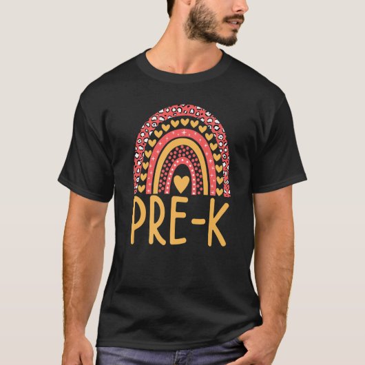 Pre-K kleuterschool Meisjesjongens T-shirt (Voorkant)