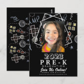 Pre-K Kleuterschool Virtuele Afstudeerkladplaat Briefkaart (Voorkant / Achterkant)