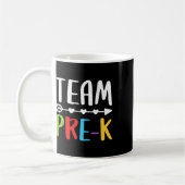Pre-K leraar terug naar school Koffiemok (Links)