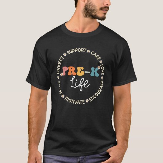 PRE K Life Appreciation Week Terug naar school T-shirt (Voorkant)