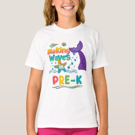 Pre-K Mermaid Back to School Shirt