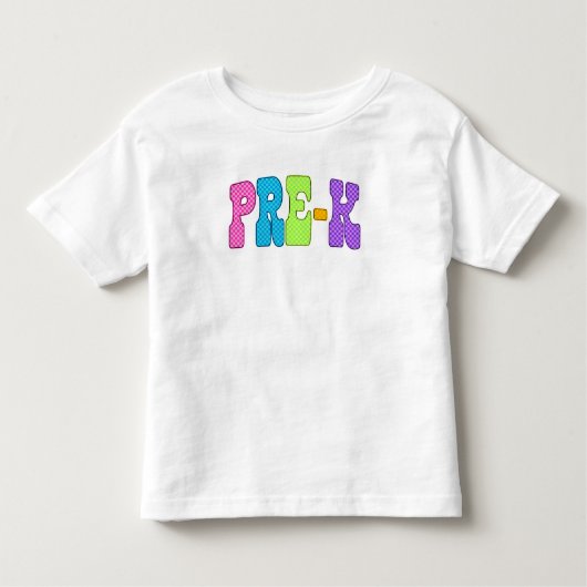 Pre-K Power: Where Big Personalities Start Small Kinder Shirts (Voorkant)