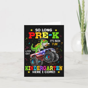 Pre-k Preschool Afstuderen Boys Dinosaur Pre-k Gra Kaart