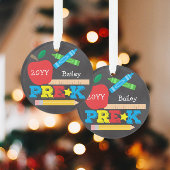 Pre-K Preschool Keepomwille Chalkboard Colorful Ornament