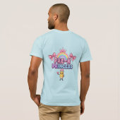 Pre-K Princess Back to School Rainbow Crown T-shirt (Achterkant volledig)