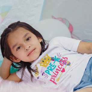 Pre-k prinses, grappig kleuter meisje kinder shirts