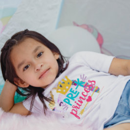 Pre-k prinses, grappig kleuter meisje kinder shirts