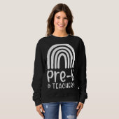 Pre-K Rainbow Early Childhood Education Kinder Pre Trui (Voorkant volledig)