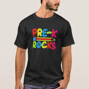 Pre K Rocks Pre Kers en Leraren T-shirt