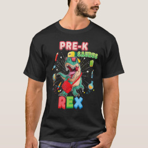 Pre K Saurus Dinosaurus Rex Terug naar school Kind T-shirt