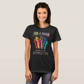 Pre K Squad Embracing Differences Autism SPED Teac T-shirt (Voorkant volledig)