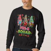 Pre K Squad Merry Christmas Gnomes Student Sweater (Voorkant)