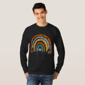 Pre K Squad Student Leraar Boho Rainbow T-shirt (Voorkant volledig)