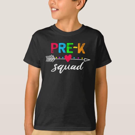 pre-k squad t-shirt (Voorkant)