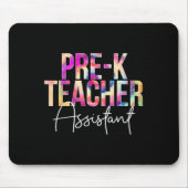 Pre-k Teacher Istant Tie Dye Back To School Apprec Muismat (Voorkant)