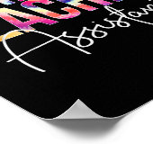 Pre-k Teacher Istant Tie Dye Back To School Apprec Poster (Hoek)