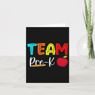 Pre-K Teacher Team Teacher Student Terug naar scho Kaart