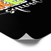 Pre-k-team Terug naar school Dalmatische Stippen Poster (Hoek)