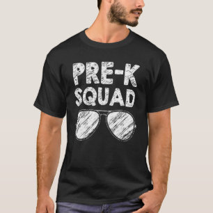 Pre K-team Terug naar school Leraar Student Jongen T-shirt