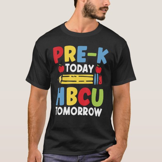 Pre K Today HBCU Morgen Afstuderen Afstudeerder Co T-shirt (Voorkant)