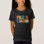 Pre-K Vibes Groovy Design T-shirt (Voorkant)