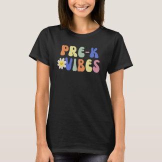 Pre-K Vibes Student Docent Retro T-shirt