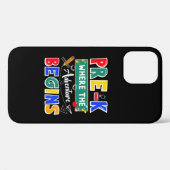 Pre-K waar het avontuur de Lessyschool begint Case-Mate iPhone Case (Achterkant (horizontaal))
