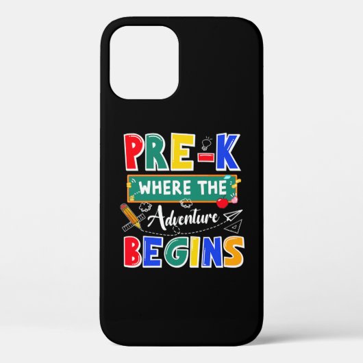 Pre-K waar het avontuur de Lessyschool begint Case-Mate iPhone Case (Achterkant)