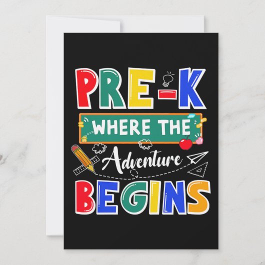 Pre-K waar het avontuur de Lessyschool begint Kaart (Voorkant)