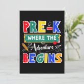 Pre-K waar het avontuur de Lessyschool begint Kaart (Staand voorkant)