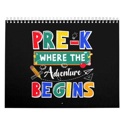 Pre-K waar het avontuur de Lessyschool begint Kalender (Hoes)