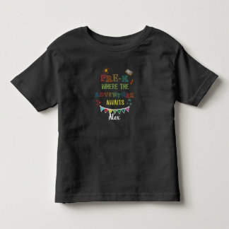 Pre-K Waar het Avontuur Kinder wacht Shirts
