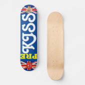 PRE KISS OFFICIËLE UK Skateboard (Voorkant)