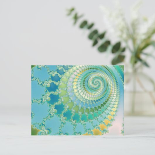 Pre-Life - Fractal Briefkaart (Staand voorkant)