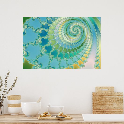 Pre-Life - Fractal Poster (Keuken)