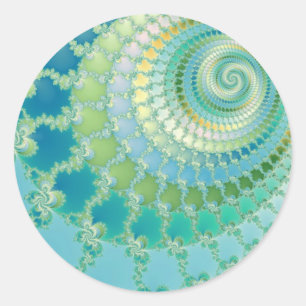 Pre-Life - Fractal Ronde Sticker