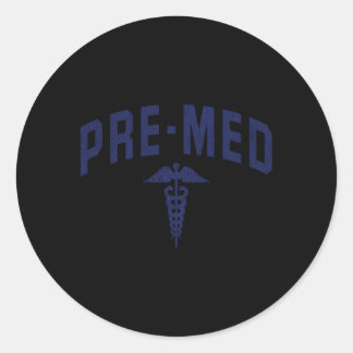 Pre-med Student Pre-Medicine Toekomstige Arts Ronde Sticker