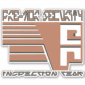 Pre-Mor Beveiliging Sticker (Voorkant)