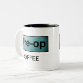 PRE-OP COFFEE TWEEKLEURIGE KOFFIEMOK (Voorkant links)