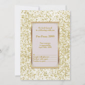 Pre-Prom, Pre-Prom, Sweet-sixteen, Glitter op Ivoo Kaart (Achterkant)