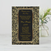 Pre-Prom, Pre-Prom, Sweet-sixteen, Glitter op zwar Kaart (Staand voorkant)