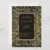 Pre-Prom, Pre-Prom, Sweet-sixteen, Glitter op zwar Kaart (Achterkant)