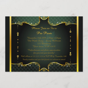 Pre-prom-uitnodiging, pre-prom, Quinceanera, Sweet Kaart