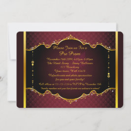 Pre-prom-uitnodiging, pre-prom, Quinceanera, Sweet RSVP Kaartje